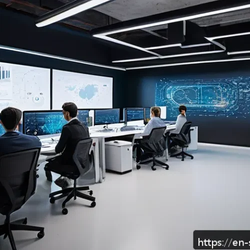 Home 17 자율주행차의 투자 유치 전략 - A high-tech autonomous vehicle startup office environment featuring diverse engineers and researcher...